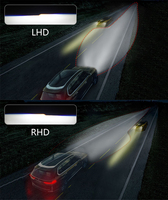 Ampoule de phare LED Y9 CSP Chip 50W 6000lm IP65 Phare de voiture LED Mini projecteur Lentille H7 H11 9005 9006 Phare LED Moto