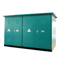 La sous-station de transformateur de cabine de kiosque complète électrique en métal comprend l'appareillage de commutation MV LV et le compartiment du transformateur