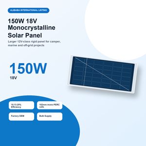 Panel Solar Monocristalino de 150W 18V, Módulo Fotovoltaico de 18V, Panel Solar Personalizado OEM para Sistemas de Energía Exterior, Venta al Por Mayor de Fábrica - Product Image 4