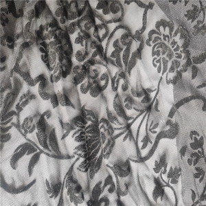 <span class=keywords><strong>Polyester</strong></span> Spandex Gevlokt Tule Mesh Stof Voor Vrouwen Kleding Elastisch Stretch Mesh <span class=keywords><strong>Net</strong></span> - Product Image 1