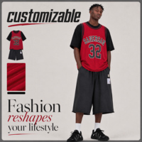 Camiseta de Baloncesto Personalizada para Hombre, Manga Corta, 100% Algodón, Impresión Digital, Nombre, Número y Logotipo Personalizados, Cuello Redondo, Corte Holgado