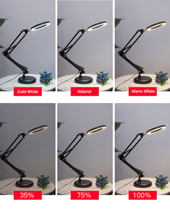 <span class=keywords><strong>Lampe</strong></span> <span class=keywords><strong>de</strong></span> bureau LED, 3 couleurs <span class=keywords><strong>de</strong></span> lumière modifiables, <span class=keywords><strong>lampe</strong></span> <span class=keywords><strong>de</strong></span> lecture <span class=keywords><strong>avec</strong></span> <span class=keywords><strong>loupe</strong></span> 8x et support <span class=keywords><strong>de</strong></span> base - Product Image 6