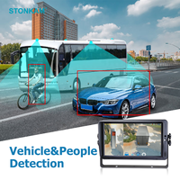 STONKAM 10.1 pouces camion hd 3d caméra de moniteur d'oeil d'oiseau pour système de caméra de moniteur de vue panoramique 360