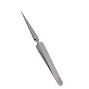 Pince à cils en acier inoxydable les mieux notées Pointe pointue Corée du Sud Marque privée Qualité parfaite Pointe pointue Extension de sourcil - Product Image 1