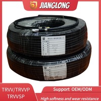 Câble industriel Jianglong TRVV en PVC résistant à la flexion, câble haute flexibilité pour chaîne de guidage, pour équipement d'automatisation robotique