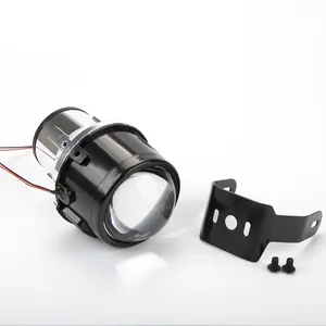 RR Factory Price ! Car fog light 2.5 inch Bi xenon Fog HID Projector Lens With Unsiversal Bracket