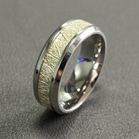 Bague de mariage pour homme en tungstène noir de haute qualité Alin, bague pour homme en opale de feu bleue avec incrustation de coquille d'ormeau
