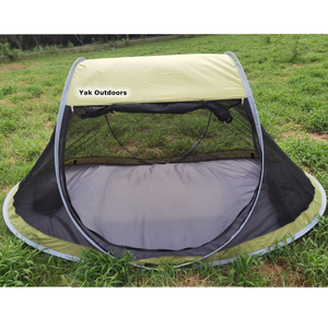 Yak Outdoors YKC005 Küçük Tek Yatak Odalı Açık Hava Kamp Çadırı 2 Kişilik Otomatik Açılır Tasarım Hızlı Kurulum 190T Polyester Fiberglas - Product Image 2
