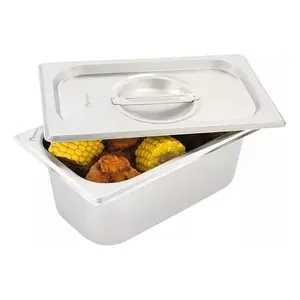 Inserto in acciaio inossidabile 1/4 15 cm con coperchio Shorbull - Product Image 6