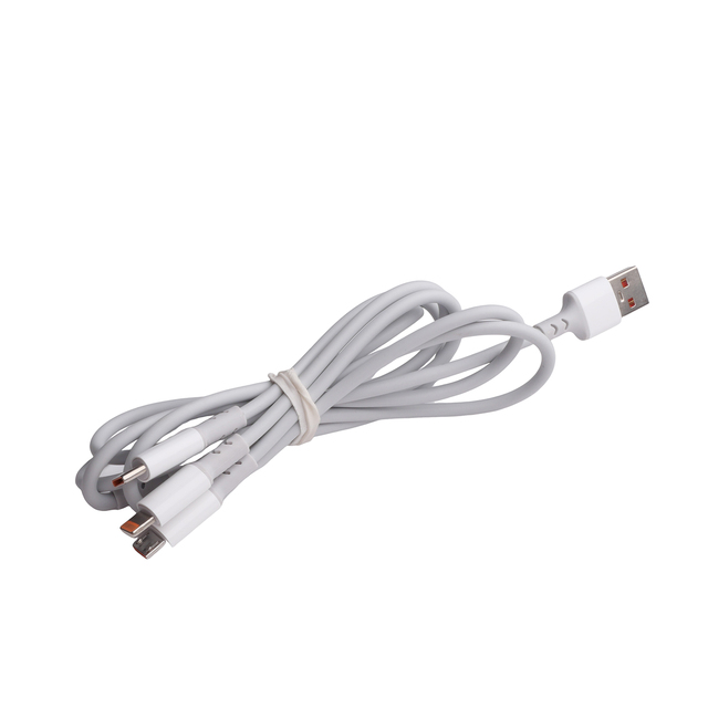 FAST CHARGE 3 in 1 Type-C Cable with Pure Copper Conductor and TPE Insulation for Mobile Phones