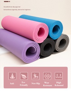 Vente en gros NBR antidérapant Logo personnalisé haute densité écologique pliable <span class=keywords><strong>Tapis</strong></span> <span class=keywords><strong>de</strong></span> <span class=keywords><strong>yoga</strong></span> Pilates Set <span class=keywords><strong>sangle</strong></span> <span class=keywords><strong>pour</strong></span> femme <span class=keywords><strong>Tapis</strong></span> <span class=keywords><strong>de</strong></span> sol <span class=keywords><strong>Tapis</strong></span> <span class=keywords><strong>de</strong></span> <span class=keywords><strong>yoga</strong></span> - Product Image 2
