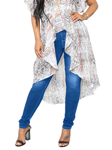 Livraison gratuite aux États-Unis-Best-seller Jeans en denim stretch bleu clair coupe ajustée pour femmes Taille élastique <span class=keywords><strong>Legging</strong></span> skinny crayon d'été - Product Image 5