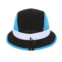 Chapeau Bob Unisexe pour Adultes en Maille Respirante Anti-UV avec Cordon Réglable pour Activités Sportives en Plein Air, Logo et Couleur Personnalisables