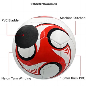 Balón de Fútbol Profesional Tamaño 5 de PVC Cosido a Máquina Barato y Promocional con Logo Personalizado al por Mayor - Product Image 5