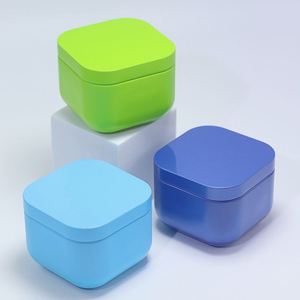 Portable Mini Tea Candy Storage Tin <b>Box</b> Food Grade Square Empty <b>Metal</b> Candle Tin Jars in Multiple Colors Accept Customization - Product Image 4
