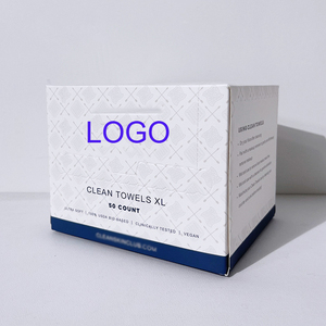 Lot de 50 serviettes de toilette jetables biosourcées ultra douces pour le visage, 1 lot, nettoyage de la peau, non tissées, pour démaquillant, vente en gros - Product Image 5