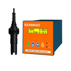 Transmisor de conductividad eléctrica, Sensor EC, Analizador de conductividad Industrial K = 1,0, sonda de conductividad