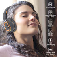 Écouteurs sans fil pliables H7 Bass Surround Sound HIFI True Stereo pour le sport et le gaming, intra-auriculaires