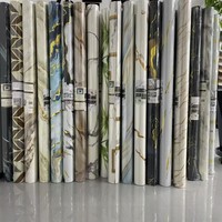 Papier peint 3D en PVC auto-adhésif, géométrique, en mousse, effet marbre, insonorisant, imperméable, absorbant le son, moderne, pour salon, chambre, maison