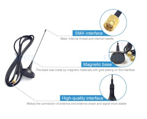 Antena Ebyte TX433-XP-200 SM con Interfaz 433MHz 4.0dBi de Alta Ganancia, Antena de 433mhz - Product Image 6