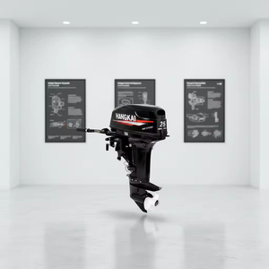 Nuevo Motor de Gasolina de 2 Tiempos y 25 HP de Alta Calidad, Refrigerado por Agua, con Control Manual CDI para Bote de Pesca - Product Image 1