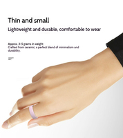Bague Intelligente en Céramique OEM/ODM 2025 – Suivi Multi-Utilisateurs pour Famille : Fréquence Cardiaque, SpO2, Sommeil, Étanchéité 5ATM, Accès NFC – Fournisseur en Gros