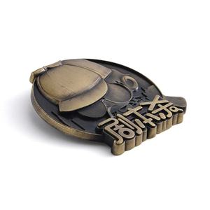 Periférico de Juego Especial para Niños, Placa de Identificación Metálica en Color Negro y Dorado con Grabado - Product Image 4