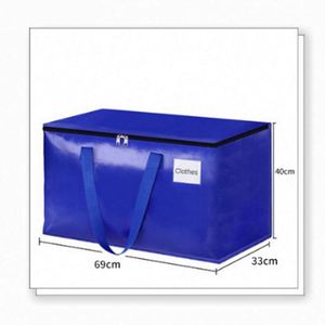 <b>Extra</b> <b>Large</b> Strong Polypropylene Eco Pp Pe Woven Clothing Moving House Storage Bags With Zippers - Product Image 2