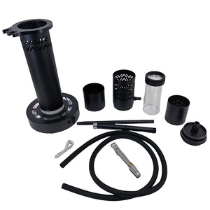 Cachimba luminosa de aluminio de una sola manguera Simple <span class=keywords><strong>y</strong></span> elegante con <span class=keywords><strong>accesorios</strong></span> completos Cachimba electrónica - Product Image 3