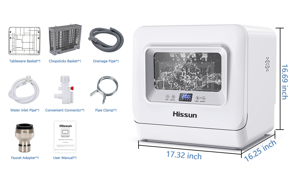 Hissun Compact Dishwasher Static Pulse Electrical Ltd.
