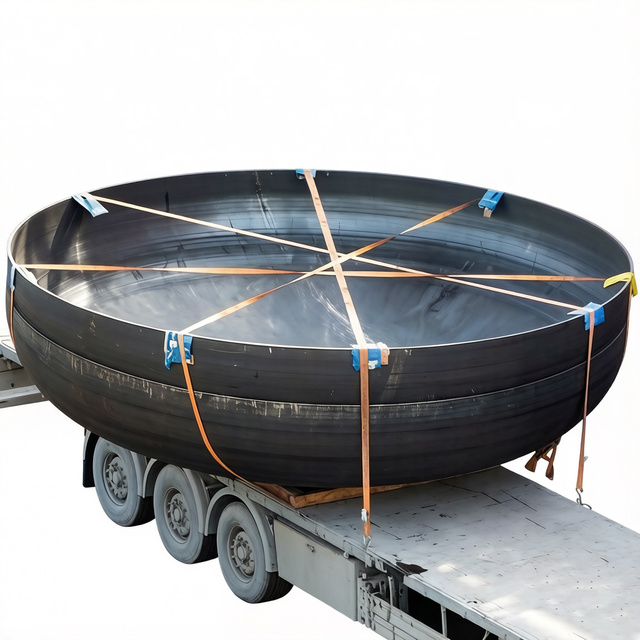 Elliptical Head with Edge Preparation for Welding