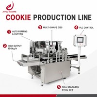 Machine automatique à haute efficacité pour la fabrication de biscuits pour boulangerie, MOQ 1 ensemble, livraison directe d'usine en 30 jours