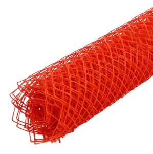 Clôture carrée temporaire en plastique <span class=keywords><strong>rigide</strong></span> à mailles en plastique pour volaille de jardin bon marché avec bords Clôture de sécurité orange - Product Image 5