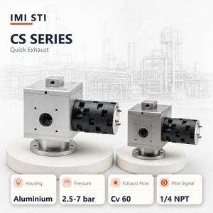Soupape d'échappement rapide pneumatique en aluminium série Imi Sti Cs pour actionneur, huile, gaz, pétrochimie - Product Image 4