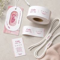 Étiquettes de vêtements personnalisées en cordon élastique, étiquettes d'expédition vierges en papier Manila, étiquettes de vêtements écologiques en papier kraft recyclé, sacs pour marquage à chaud