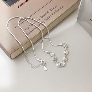 สร้อยคอเงินแท้ S925 ลายดอกคามิลเลีย สำหรับใส่ซ้อนเป็นเลเยอร์ เครื่องประดับแฟชั่น - Product Image 2
