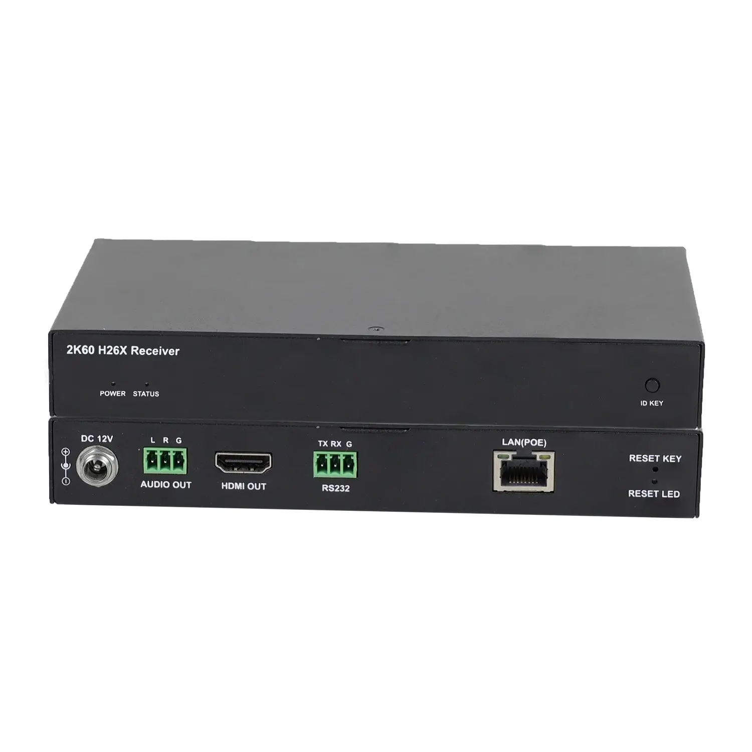 AV ile IP üzerinden Video duvar ve çoklu görüntüleyici işleme DC12V 1A/PoE güç kaynağı kodlayıcı Switcher