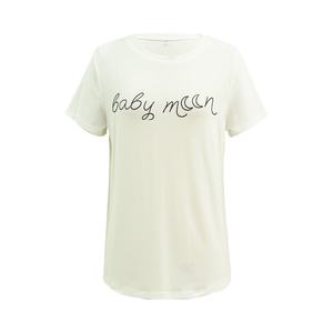 قمم النوم الصيفية الموضة-بلوزات مخصصة قصيرة الأكمام المرأة الأنيقة - Product Image 1