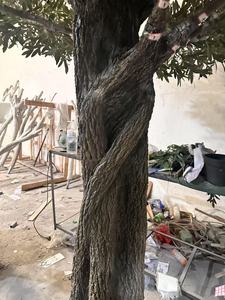 Grand Olivier Artificiel d'Extérieur en Plastique pour Ombrage - Arbre Olivier Synthétique Grand Format - Product Image 2
