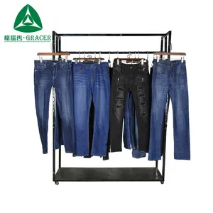 Proveedor de ropa usada de buena calidad, jeans usados de segunda mano, EE. UU.