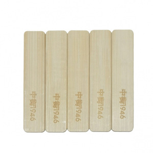 Bamboo Saint Bamboo Popsicle Sticks 93x20x2.5mm With Logo <b>Engraving</b> For Ice Cream <b>Tools</b> - Product Image 3