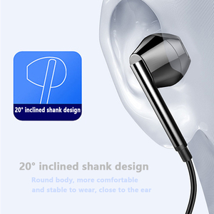 Auricolari In-Ear cablati da 3.5mm, <span class=keywords><strong>cuffie</strong></span> <span class=keywords><strong>Jack</strong></span> In metallo puro tipo C In-ear controllo della linea di basso pesante <span class=keywords><strong>con</strong></span> <span class=keywords><strong>microfono</strong></span> <span class=keywords><strong>per</strong></span> musica, giochi - Product Image 4