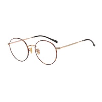 Lunettes de vue rondes en métal de haute qualité