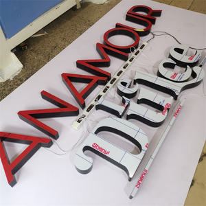 Panneaux LED d'extérieur pour magasin Panneaux LED 3D illuminés pour magasin d'affaires Signaux LED éclairés à l'avant Lettres pour canal - Product Image 4