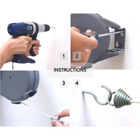 Corde à linge promotionnelle en PVC rétractable pour le lavage des vêtements d'intérieur et d'extérieur en gros