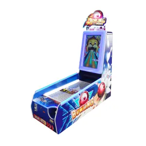 Indoor Amusement Game Machine 1 Players Children's Games Blowing Machine Mini Bowling