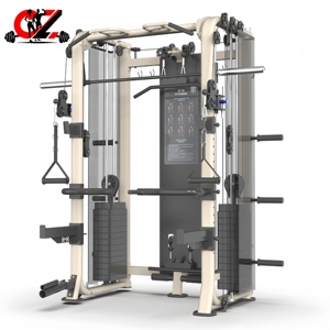 CZFIT Smith Machine : Appareil d'entraînement complet multifonctionnel tout-en-un, structure de gantry pour squats et développés couchés à domicile - Product Image 3