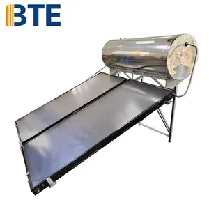 100L,200L,300L hotel roof stainless steel commercial flat-plate provided solar water heater