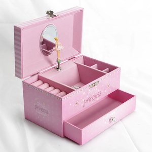 Cheap Wholesale Ring Storage Dancing Ballerina Music Jewelry Box Unicorn Music Box