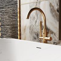 Baignoire autoportante ovale moderne personnalisée en marbre naturel, surface solide texturée, massage à air pour salle de bain haut de gamme